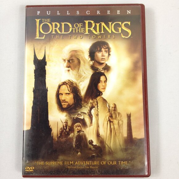 The Lord of the Rings - 2002 - The Two Towers - 2 Disc Set DVD - Used - Picture 1 of 4